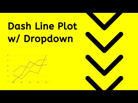 Line Plot (Dropdown) - Dash Python (中文字幕)