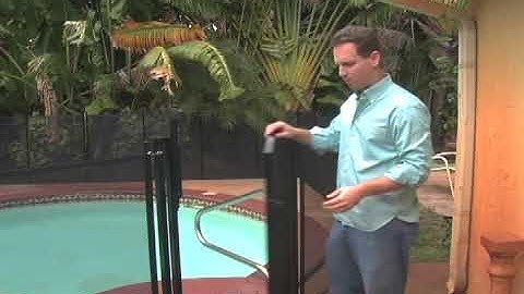 Life Saver Pool Fence Self Closing Gate