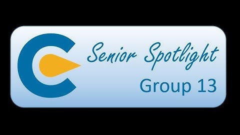 Classen SAS@NE 2020 Senior Spotlight Video - Group 13