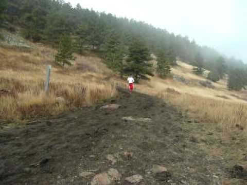 Michael Sandler Running Fast Barefoot Down Frozen ...