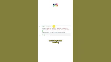 Criando listas de produtos no Python | #shorts
