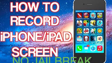 How to Record your iPad/iPhone/iPod Screen No Jailbrealk (For IOS 7 and 8)