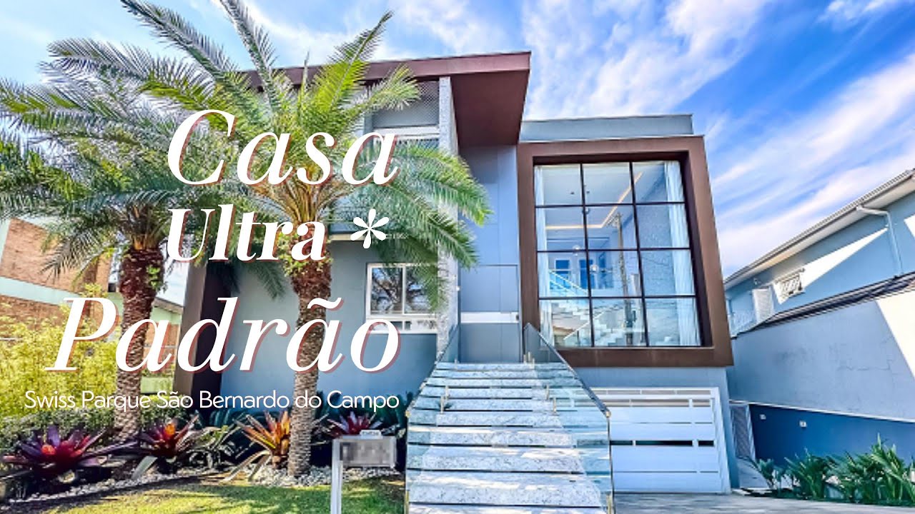 Casa Ultra Padrão à venda no Condomínio Swiss Park em São Bernardo do Campo
