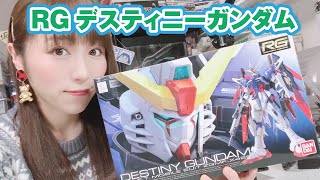 RGデスティニーガンダムを組み立て！自粛応援生放送