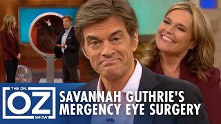 When Savannah Guthrie's Eye Injury Led To Detached Retina And Emergency Surgery | Oz Celebrity