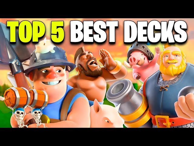 Top 5 Meta Decks this Season #clash #clashroyale #clashroyaledeck #cla