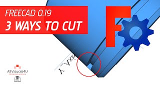 ✂ 3 Ways To Cut In FreeCAD - FreeCAD Beginner Tutorial - Free CAD Software