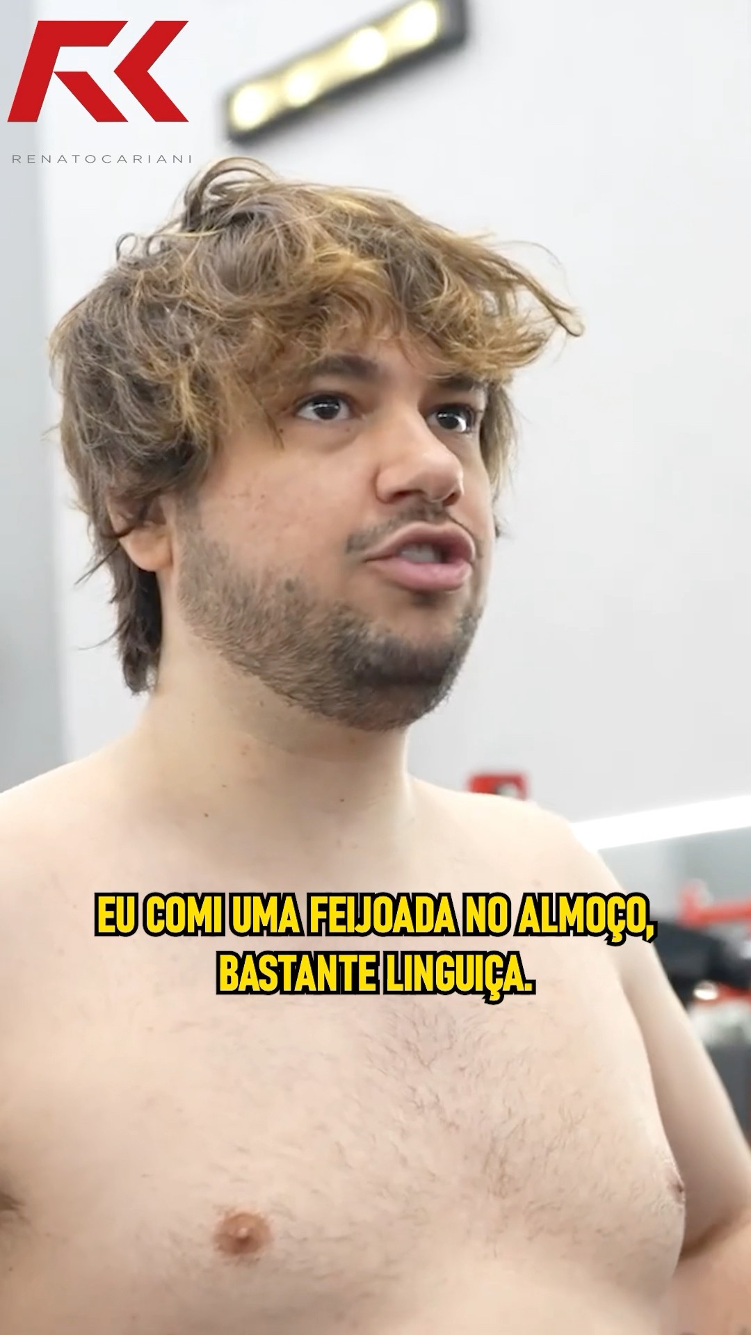 ESSA É A DIETA ATUAL DO BRINO! #renatocariani #juliobalestrin #brino #dieta #feijoada #nutrição