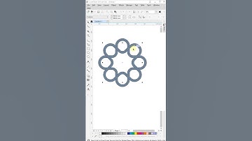 Simple Round Label Design Vector In Coreldraw #design #coreldraw
