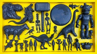 Dinosaurus Jurassic World Dominion : T-Rex, Mosasaurus, Siren Head, Kingkong, Skibidi Toilet