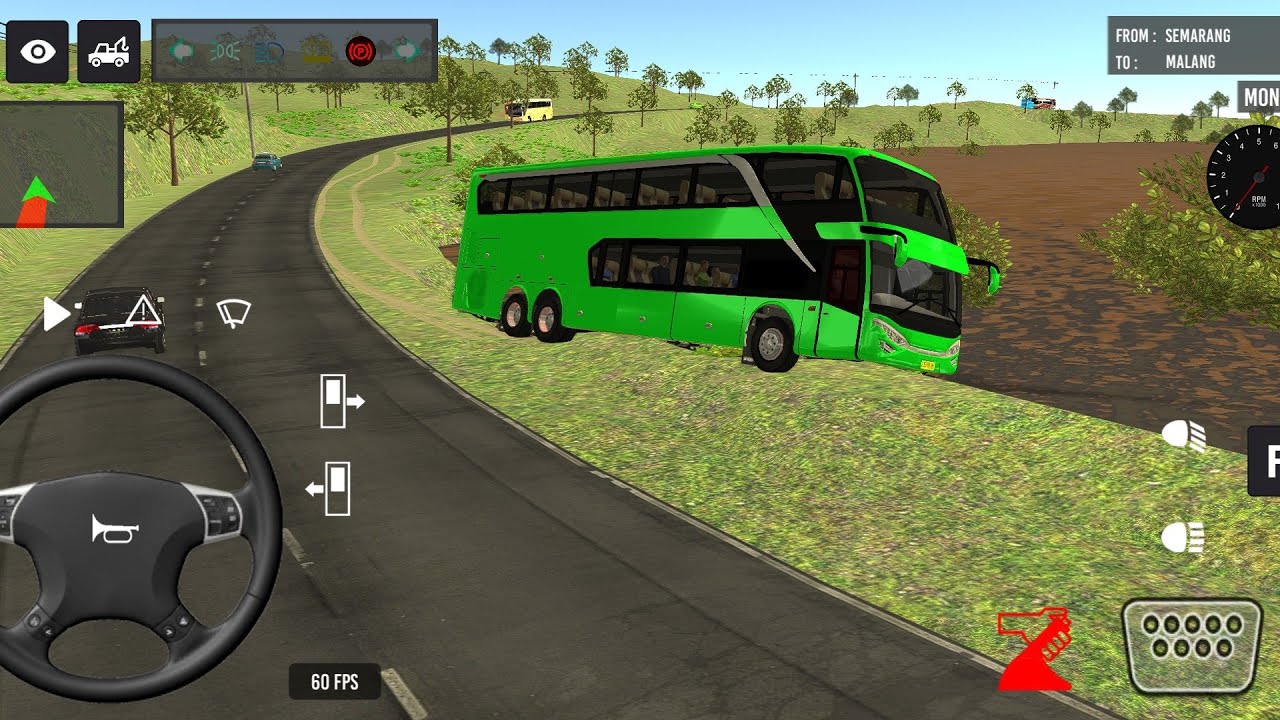Euro Bus Driving Game PublicTransportation 2024 Indonesia BusSimulator Android Gameplay #86.