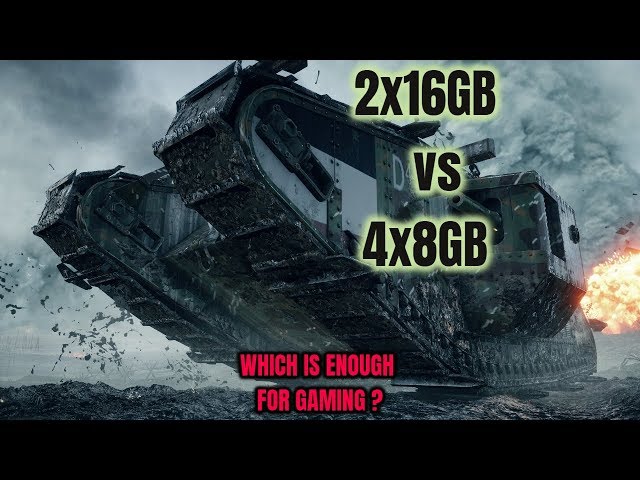 Oceanien forurening Anklage 2x16Gb vs 4x8Gb RAM Test | AMD - YouTube