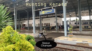 Hunting Kereta di Stasiun Cikampek 🚂🕺🏽