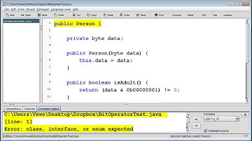 Bits and pieces - Lecture #2, Bit operators Part 1
