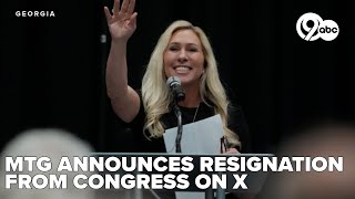 Full statement: MTG announces she is resigning from Congress in January amid spat with Trump