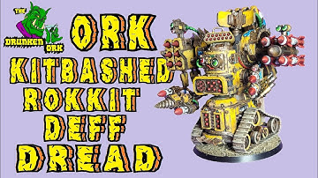 Warhammer 40k Ork Deff Dread Kitbash