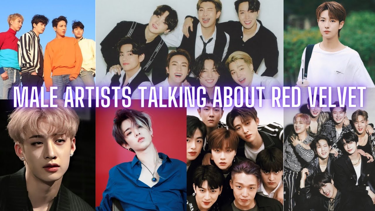 male artists talking about Red Velvet