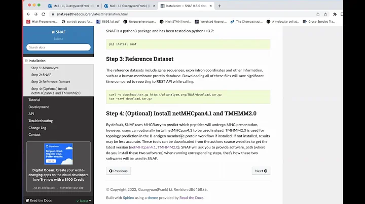 Install netMHCpan4.1 and TMHMM2.0 for SNAF