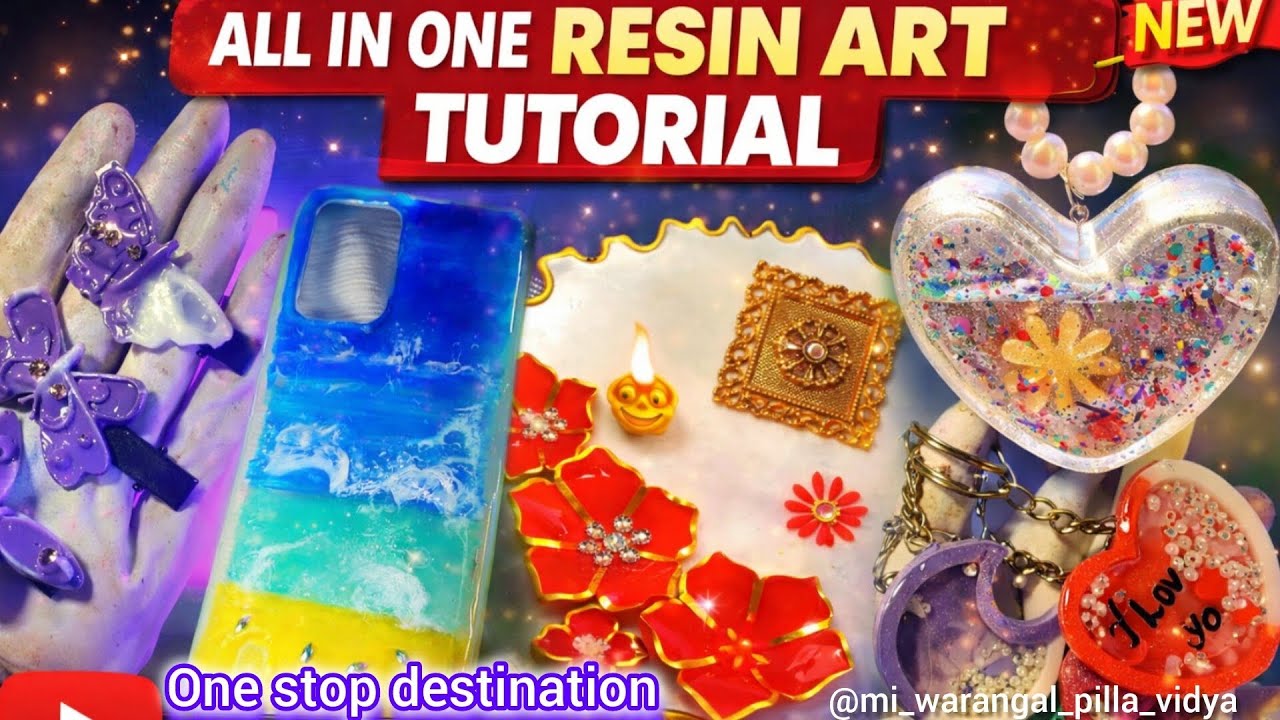 Resin Art Tutorial 💖Beginner to Pro | Full Process #resin #resinart #resinartist #smallbusiness#diy 