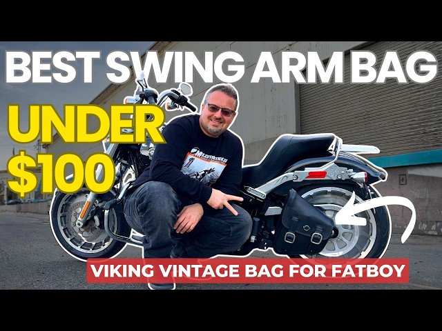 【BETTER THAN GOOD】PADDED ROUND BAG Best Motorcycle Bag Under $100? Viking Bags Swingarm Bag Review