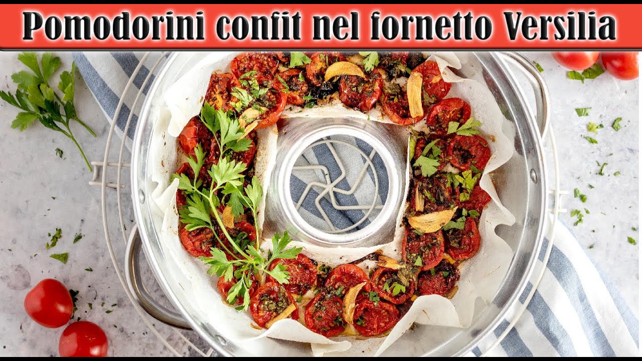 Pomodorini confit nel fornetto Versilia