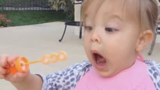 Funny Babies Blowing Bubbles For The First Time Compilation 2016 [NEW VIDEOS]