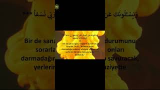 Taha Suresi 105-106. Ayet ve Meali #taha #tahasuresi #quran #kuranıkerim