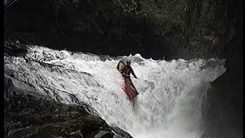 Open Canoes & a Broken Hand on Overflow Creek 1995 - Raw Video