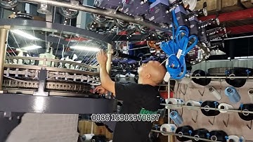 EASTINO Debugging single jersey 3 ways jacquard circular knitting machine#eastino#