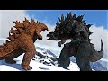 Invoquei o Colossal EARTH GODZILLA Para Destruir o Godzilla De Ouro! - GZ Rejeitado - Ark Dinossauro