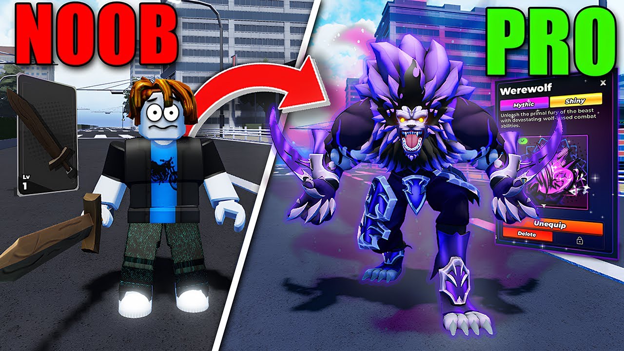 Going NOOB to PRO with the *NEW* WEREWOLF in Solo Hunters (ITS BROKEN)