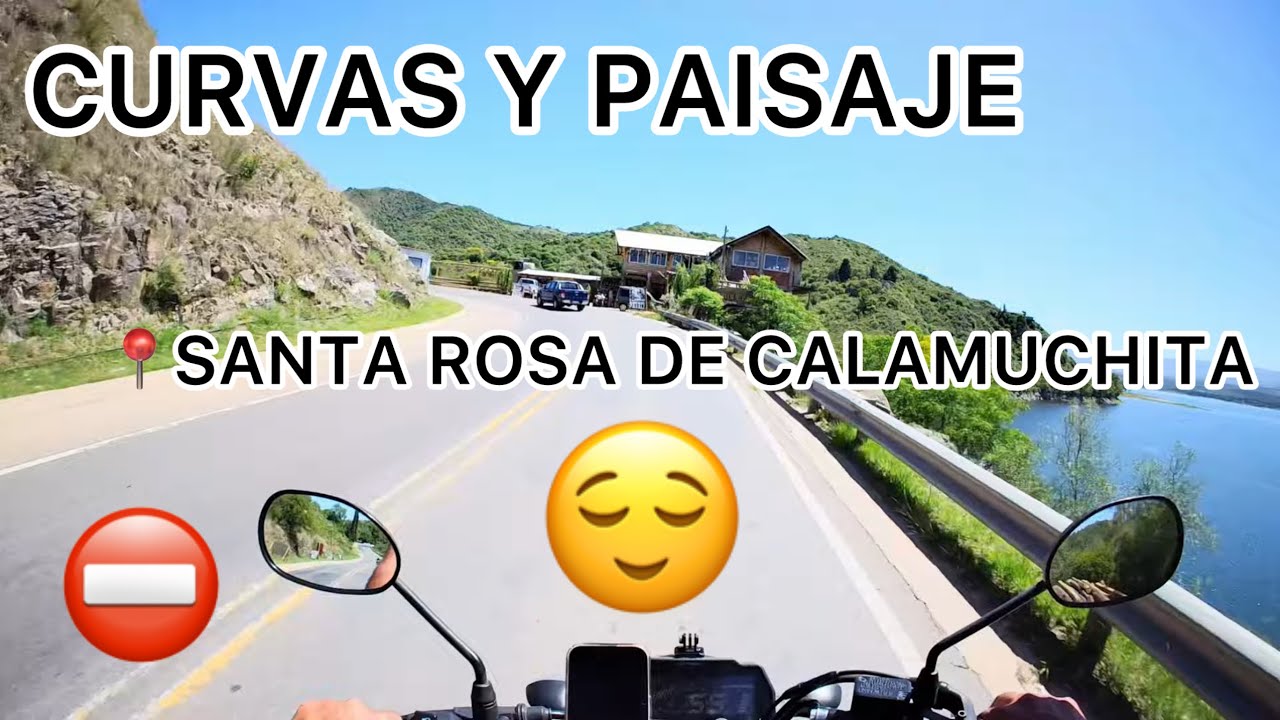 CURVAS, LAGO Y RUTA 🏍️ SANTA ROSA DE CALAMUCHITA – VILLA DEL DIQUE | PARTE 2/2