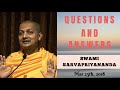 Ask Swami with Swami Sarvapriyananda | Mar 25th, 2017