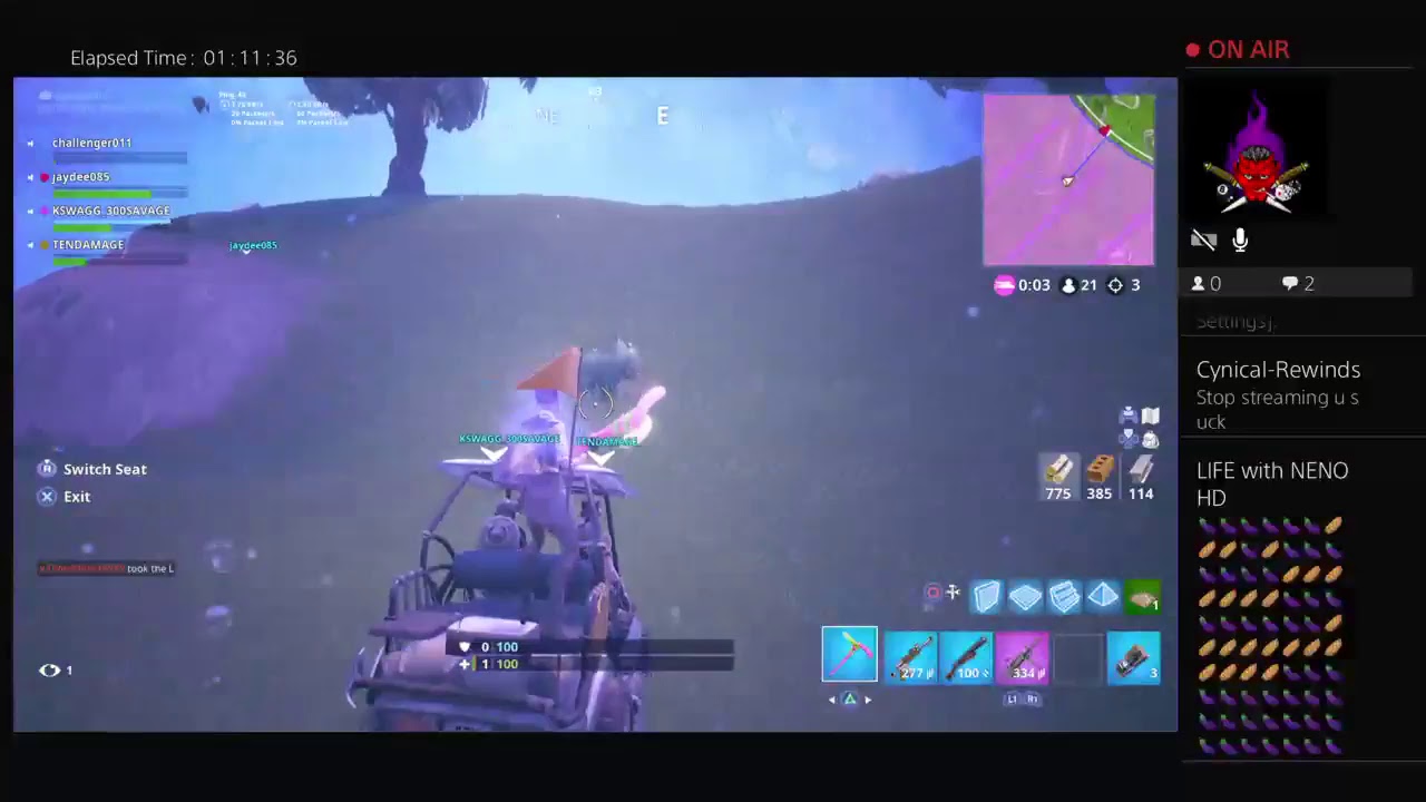 Fortnite squad live stream - YouTube