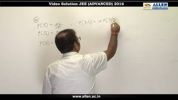 JEE Advanced 2016 Maths Solution Q. 40, 41 (Paper-1) Code-9