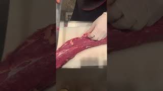 (USA)牛のヒレの掃除方(cách làm sạch phile)