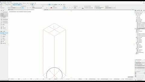 How to draw a circle in a axonometry | Archicad Tutorial