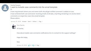 Salesforce Visualforce Email Tempalte to Include Case Comments