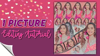 Aesthetic fanedit Tutorial by using only 1 picture 🧚‍♀️