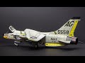 Vought f8 crusader us navy 172 academy full build