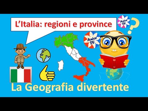 Geografia Divertente - L' ITALIA: le sue regioni e province