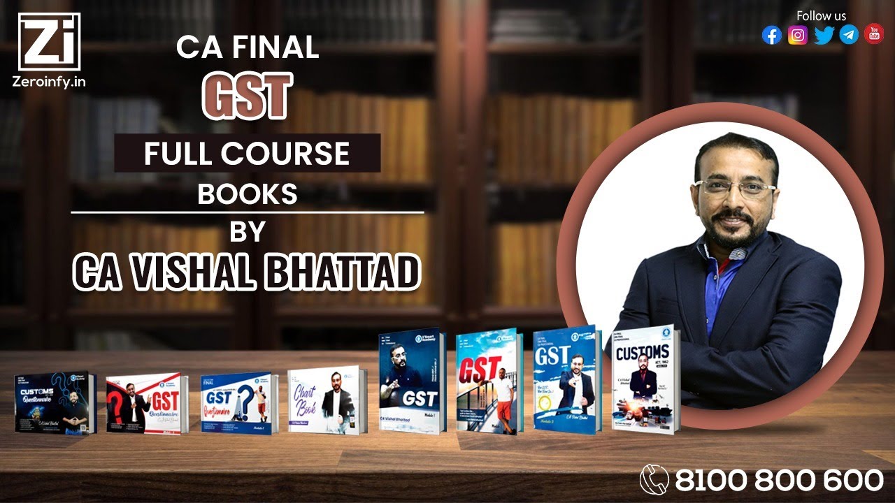 CA Final Indirect Tax In Depth Exam Oriented Book CA Vishal