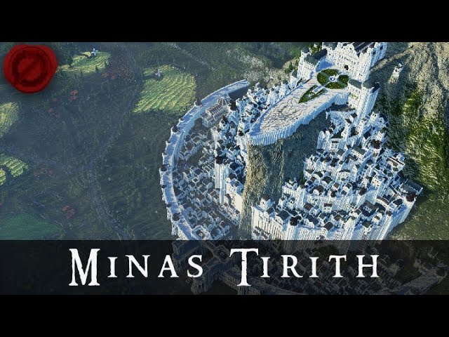 Minas Tirith in minecraft (LOTR minecraft mod) 