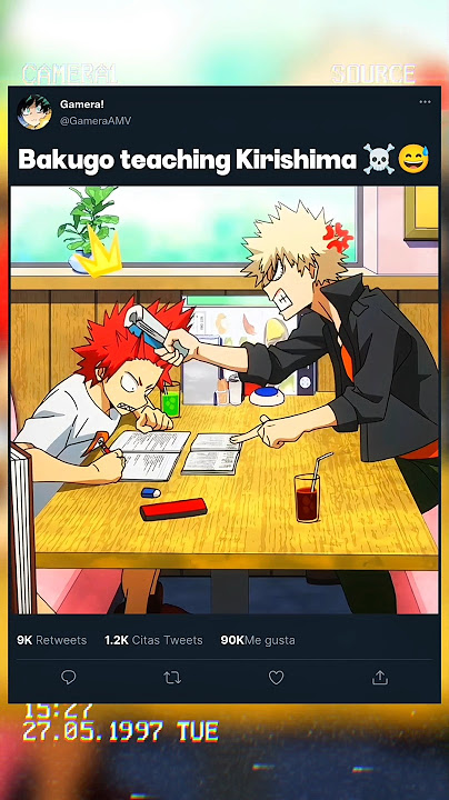 Bakugo teaching Kirishima ☠️😅 | #myheroacademia #edit #amv #mha #anime
