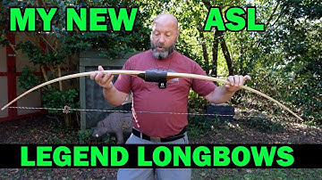 Introducing LEGEND LONGBOWS Custom Hill Style ASL Bows!