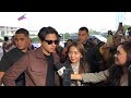 Daniel Padilla and Kathryn Bernardo airport interview | OTW to USA