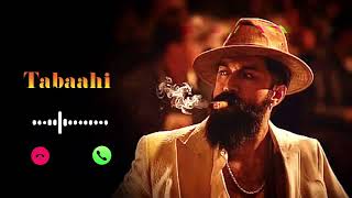 Toxic Movie Bgm Ringtone Yash Tabaahi Ringtone New South Movie Tone 2026