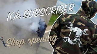 10.000 Abo Special Shop Opening Burnout Bis Der Reifen Platzt Derdriver