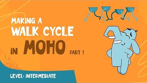 Moho Animation - Making a Walk Cycle part1