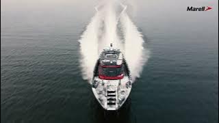 Marell M15 Fireboat 'Balder' with triple Volvo Penta D6-440